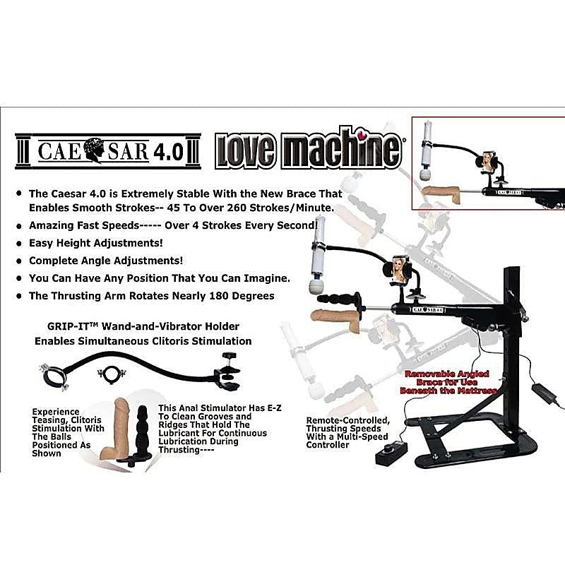 Premium Caesar 4.0 Love Machine by XR Brands - Sex Machines