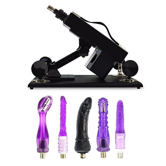 Sex Machine 3 Pin Non Realistic Attachments by BDStyle - Non-Realistic Dildos