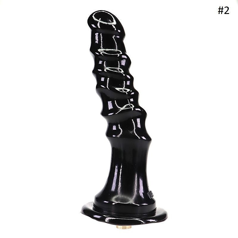 Sex Machine 3 Pin Non Realistic Attachments by BDStyle - Non-Realistic Dildos