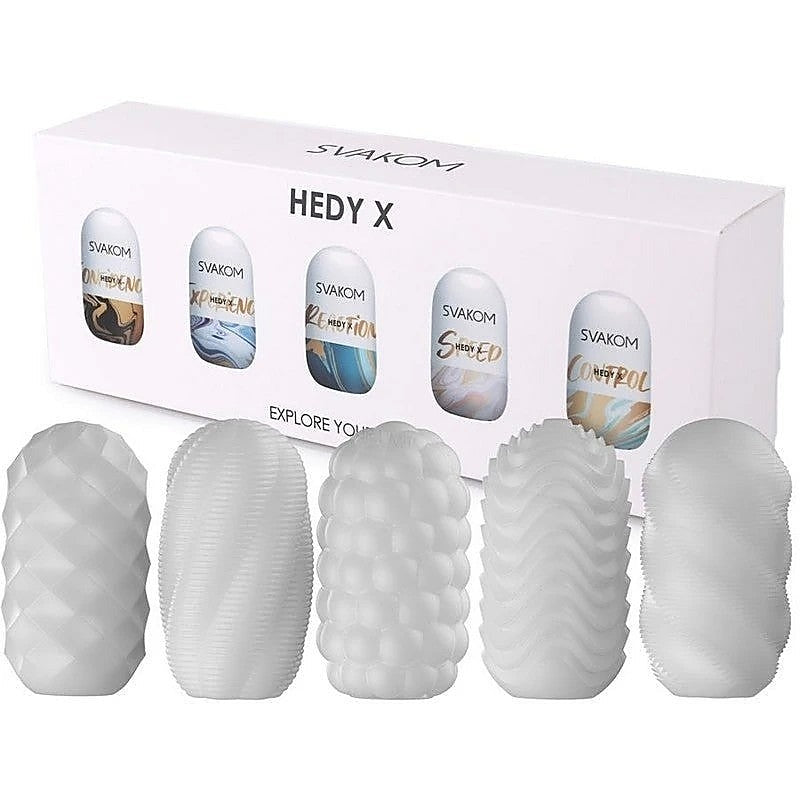 Hedy X-MIX Stretchy Stroker Sleeve Set by Svakom - Masturbators and Strokers
