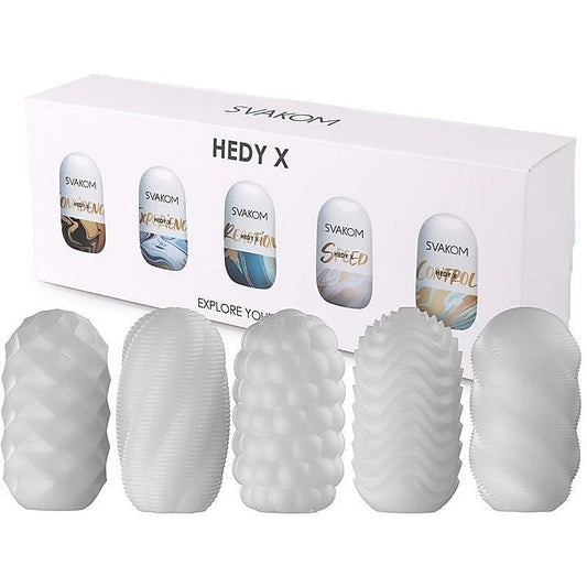 Hedy X-MIX Stretchy Stroker Sleeve Set by Svakom - Masturbators and Strokers