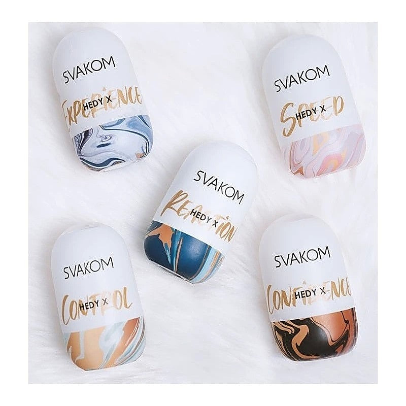 Hedy X-MIX Stretchy Stroker Sleeve Set by Svakom - Masturbators and Strokers