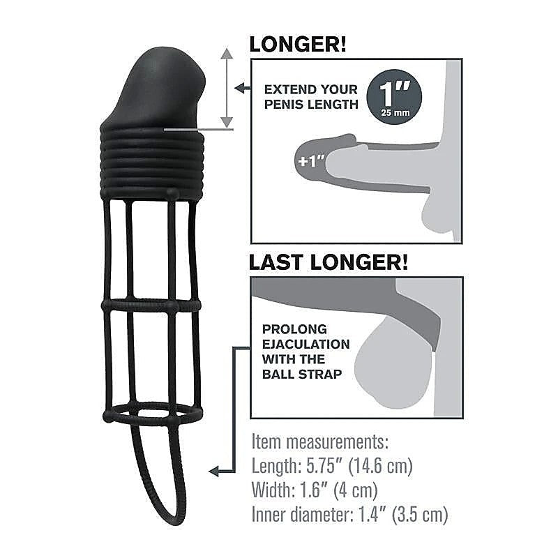 Fantasy X-Tensions Silicone Performance Penis Extension - Pumps, Extenders and Sleeves