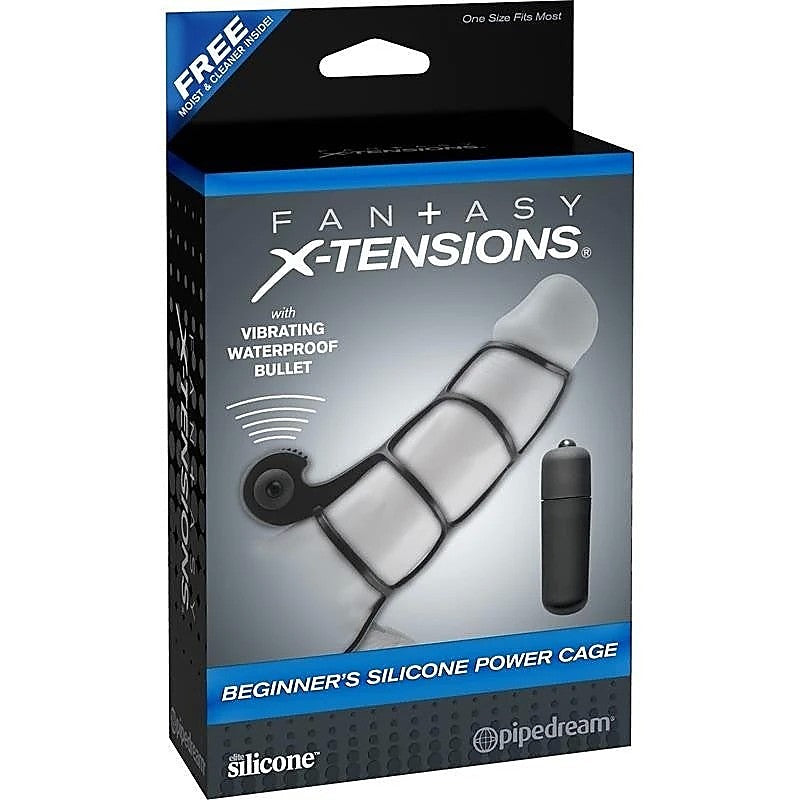 Fantasy X-Tensions Beginners Silicone Power Cock Cage - Pumps, Extenders and Sleeves