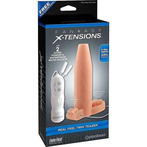 Fantasy X-Tensions Real Feel Twin Teazer - Pumps, Extenders and Sleeves