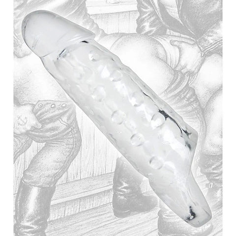 Tom of Finland Clear Realistic Cock Enhancer Sheath - Pumps, Extenders and Sleeves