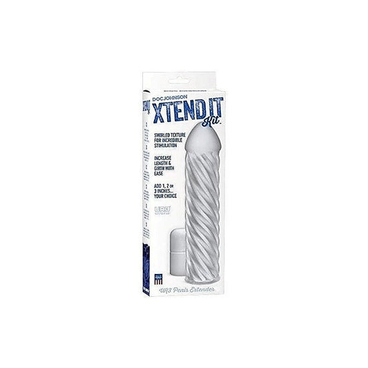 Xtend It Swirl Penis Extension Kit by Doc Johnson - Pumps, Extenders and Sleeves