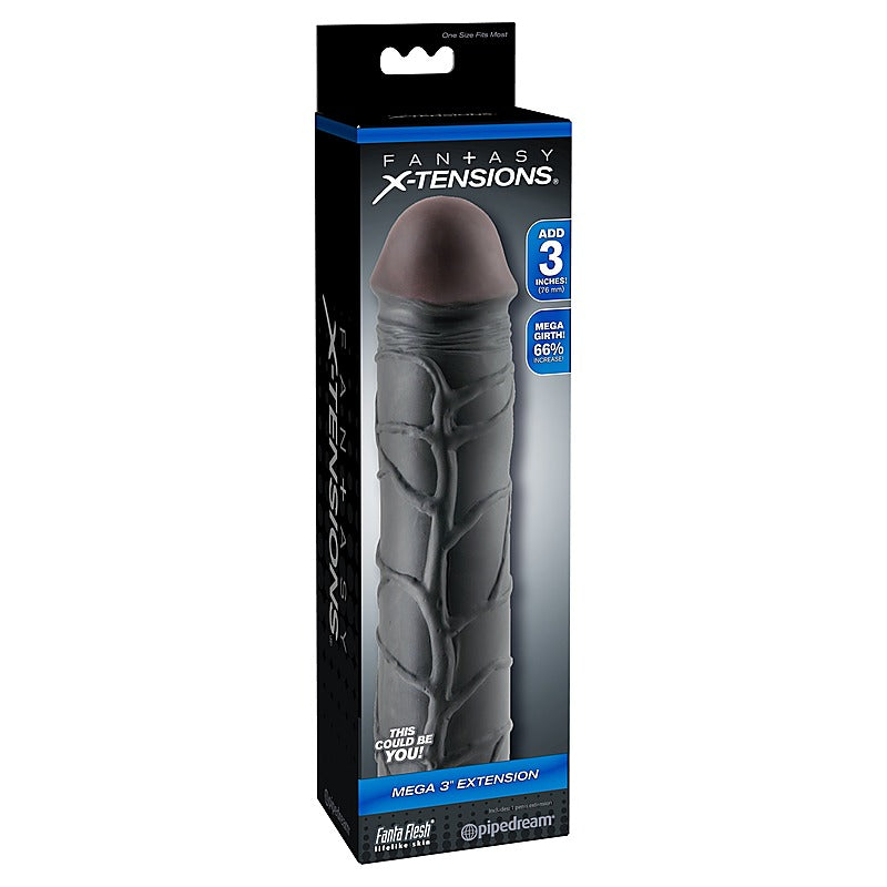 Fantasy X-Tensions Mega 3 Inch Penis Extension - Penis Sleeves and Extenders