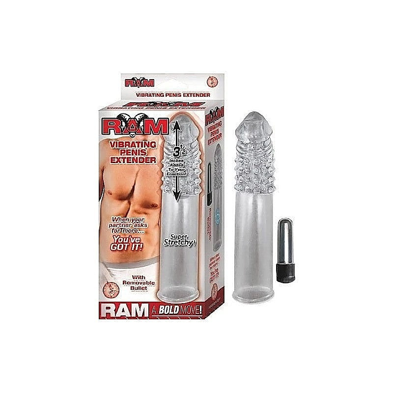 Ram Vibrating Penis Extender by Nasstoys - Pumps, Extenders and Sleeves