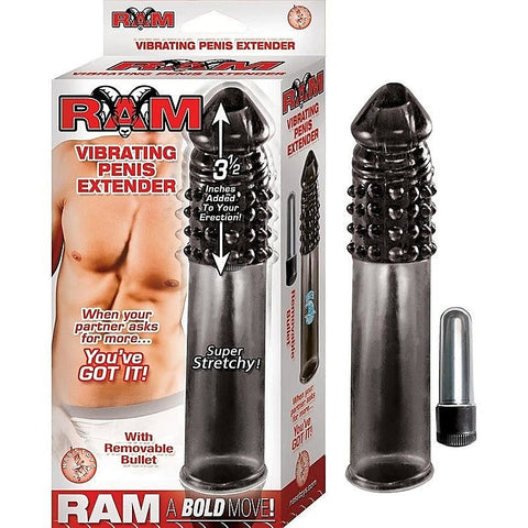 Ram Vibrating Penis Extender by Nasstoys - Pumps, Extenders and Sleeves