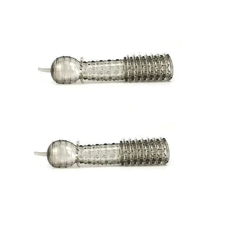 BDStyle Ultra Thin Penis Extension with Textured Shaft for Enhancement - Pumps, Extenders and Sleeves