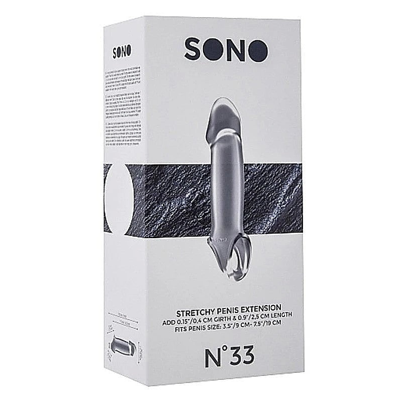Sono No.33 Stretchy Penis Extension by Shots Toys - Pumps, Extenders and Sleeves