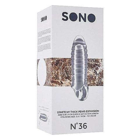 Sono No.36 Stretchy Thick Penis Extension by Shots Toys - Pumps, Extenders and Sleeves