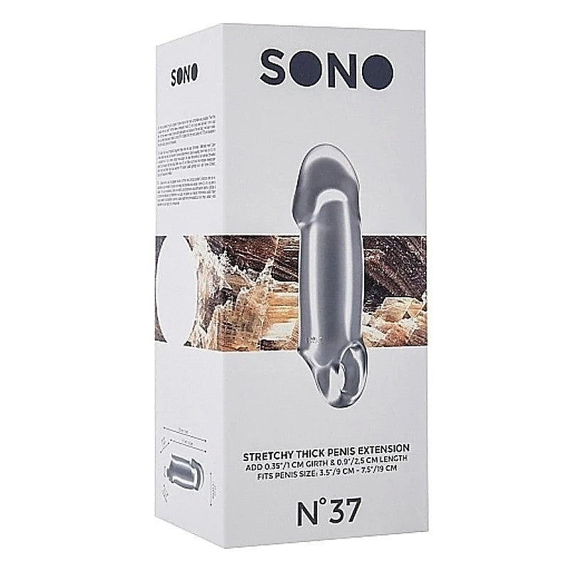 Sono No.37 Stretchy Thick Penis Extension by Shots Toys - Pumps, Extenders and Sleeves