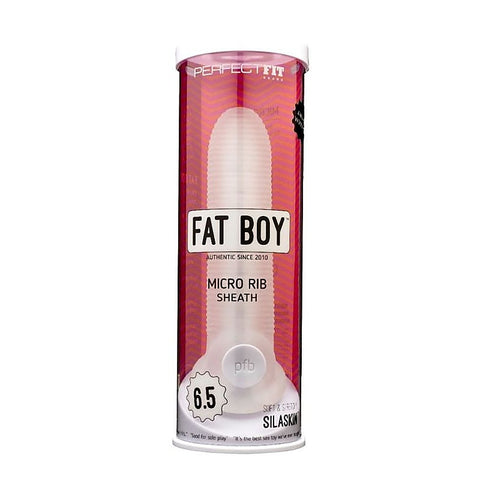 Fat Boy Micro Ribbed Sheath by Perfect Fit - Penis Sleeves and Extenders