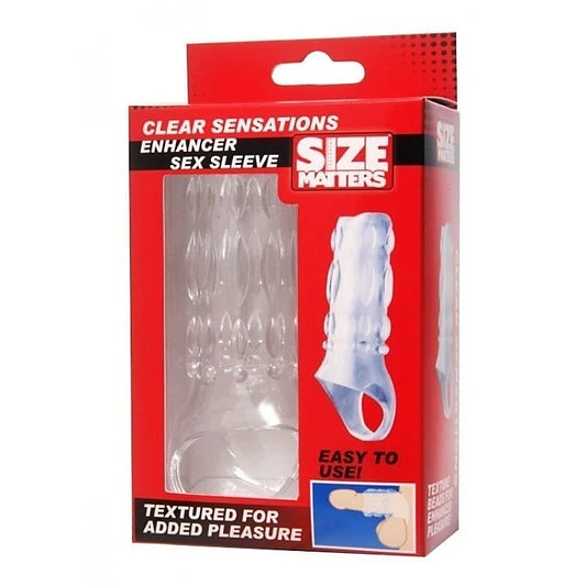 Size Matters Instant Pleasure Enhancing Sleeve by XR Brands - Pumps, Extenders and Sleeves