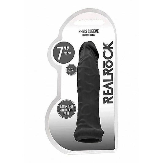 Realrock Skin Penis Sleeve 6 inch by Shots Toys - Penis Sleeves and Extenders