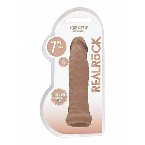 Realrock Skin Penis Sleeve 6 inch by Shots Toys - Penis Sleeves and Extenders