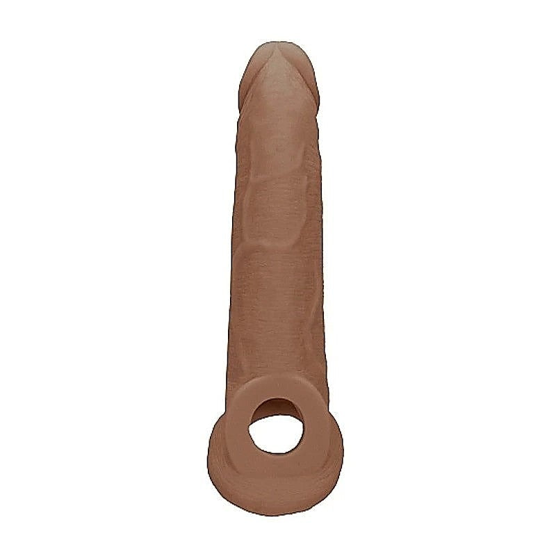 Realrock Skin Penis Sleeve 9 Inch by Shots Toys - Penis Sleeves and Extenders