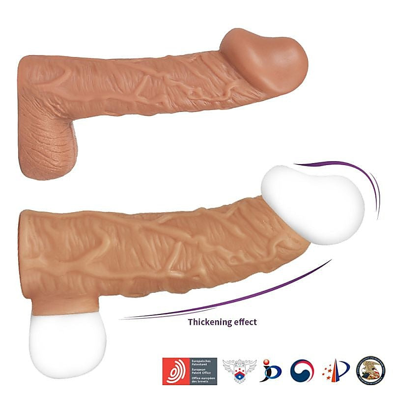 Nude Realistic Male Penis Extender Sleeve 1 by Kokos - Penis Sleeves and Extenders