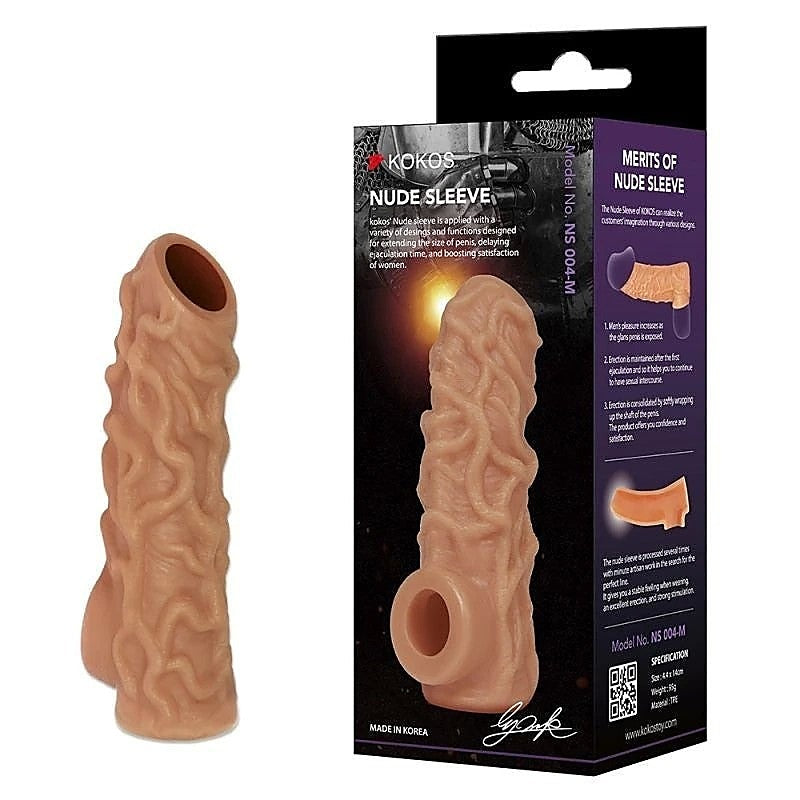 Nude Mens Penis Development Sleeve 4 by Kokos - Penis Sleeves and Extenders