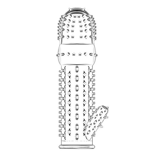 Penis Sleeve with Tickler by BDStyle - Pumps, Extenders and Sleeves