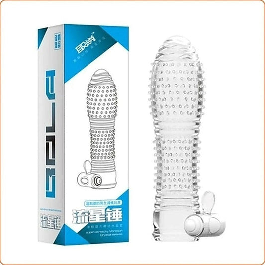 Bola Super-Stretchy Vibration Crystal Sleeves by BDStyle - Pumps, Extenders and Sleeves