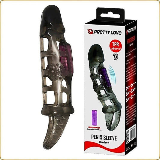 Vibration Crystal Penis Sleeve by BDStyle - Pumps, Extenders and Sleeves