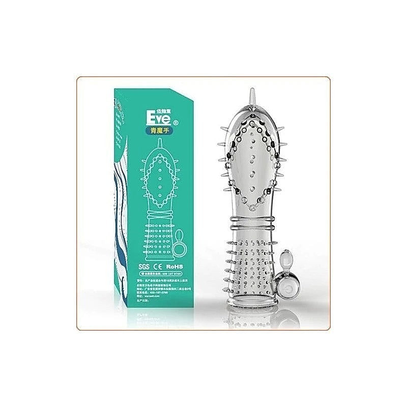 BDStyle Magic Vibration Crystal Penis Sleeve with Textured Stimulation - Pumps, Extenders and Sleeves