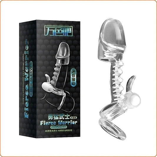 Warrion Glans Sleeve With Ball Ring Vibrating by BDStyle - Pumps, Extenders and Sleeves