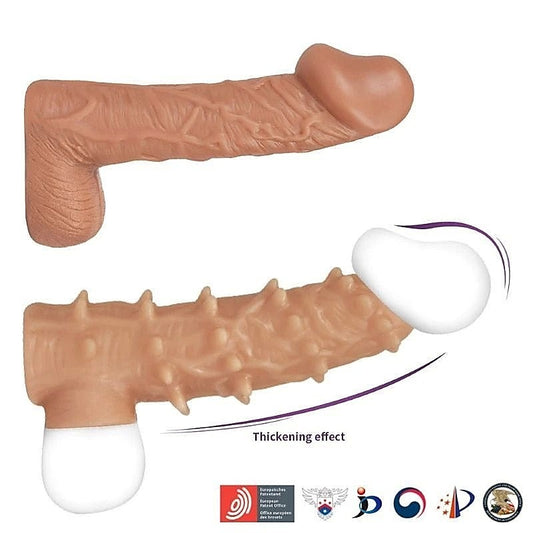 Nude Realistic Cock Sleeve 3 Medium by Kokos - Pumps, Extenders and Sleeves