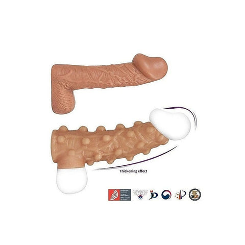 Nude Realistic Cock Sleeve 3 Medium by Kokos - Pumps, Extenders and Sleeves