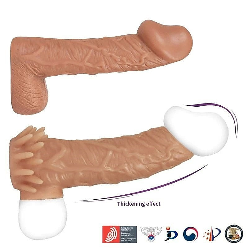 Nude Penis Enlargement Cock Sleeve 5 Medium by Kokos - Pumps, Extenders and Sleeves