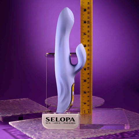 Evolved Lavender Love USB Soft Touch Rabbit Vibrator - Rabbit Vibrators