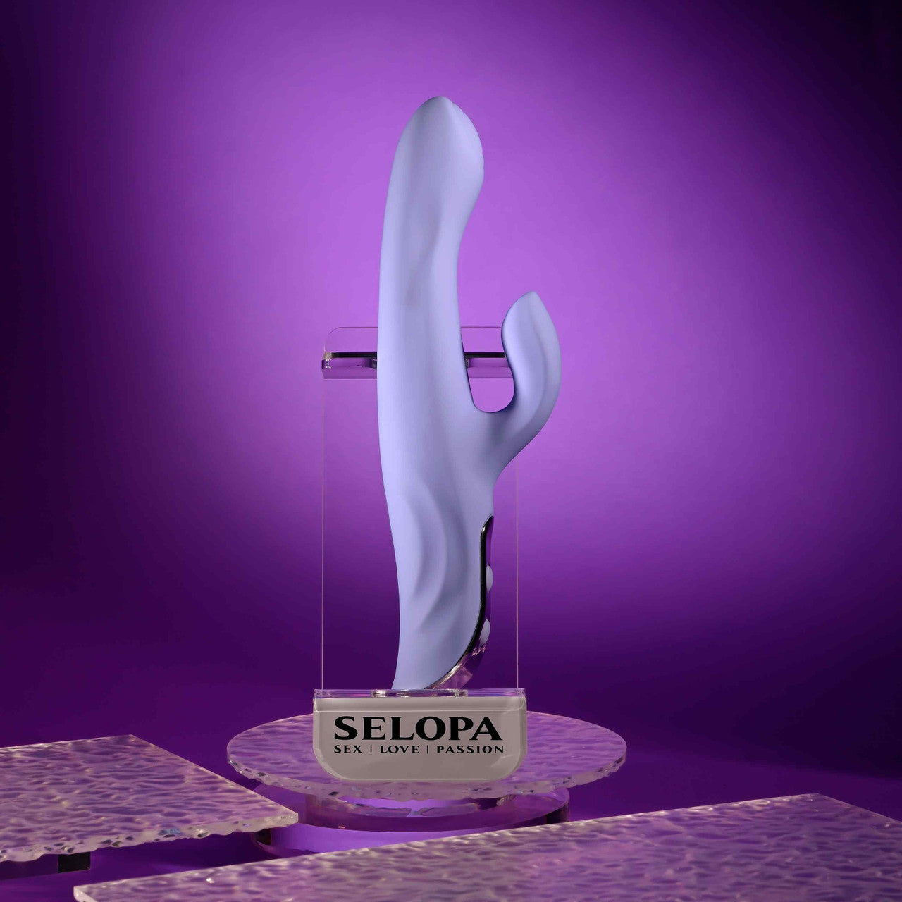 Evolved Lavender Love USB Soft Touch Rabbit Vibrator - Rabbit Vibrators