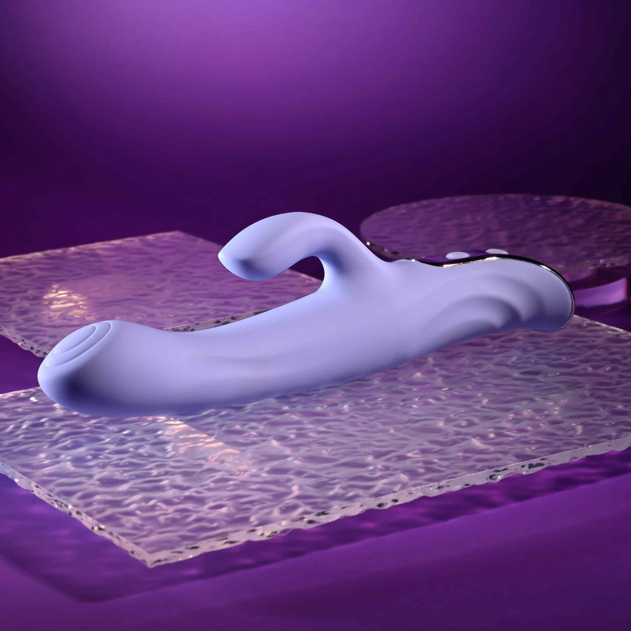 Evolved Lavender Love USB Soft Touch Rabbit Vibrator - Rabbit Vibrators