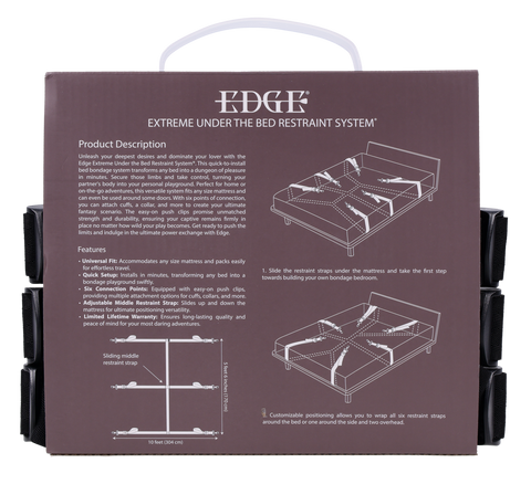 Sportsheets EDGE Extreme Under the Bed Restraint System