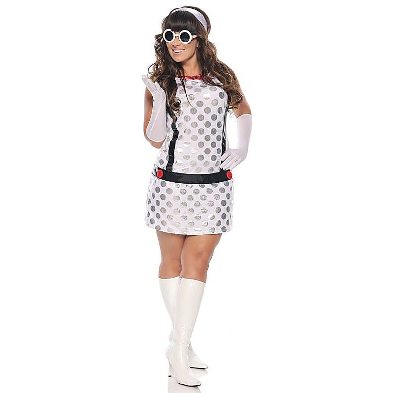 Miss Mod White Costume by Seven 'til Midnight - Fancy Dress Ups
