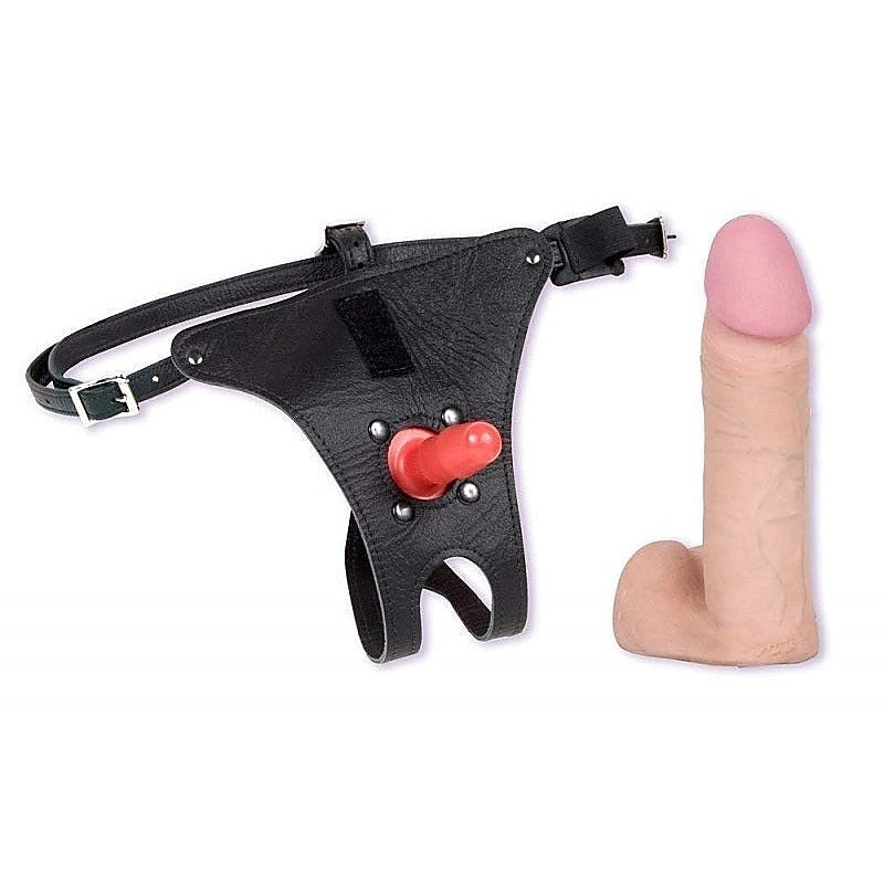Vac-U-Lock 6 Realistic Cock with Strap-On by Doc Johnson - Strap On Sextoys