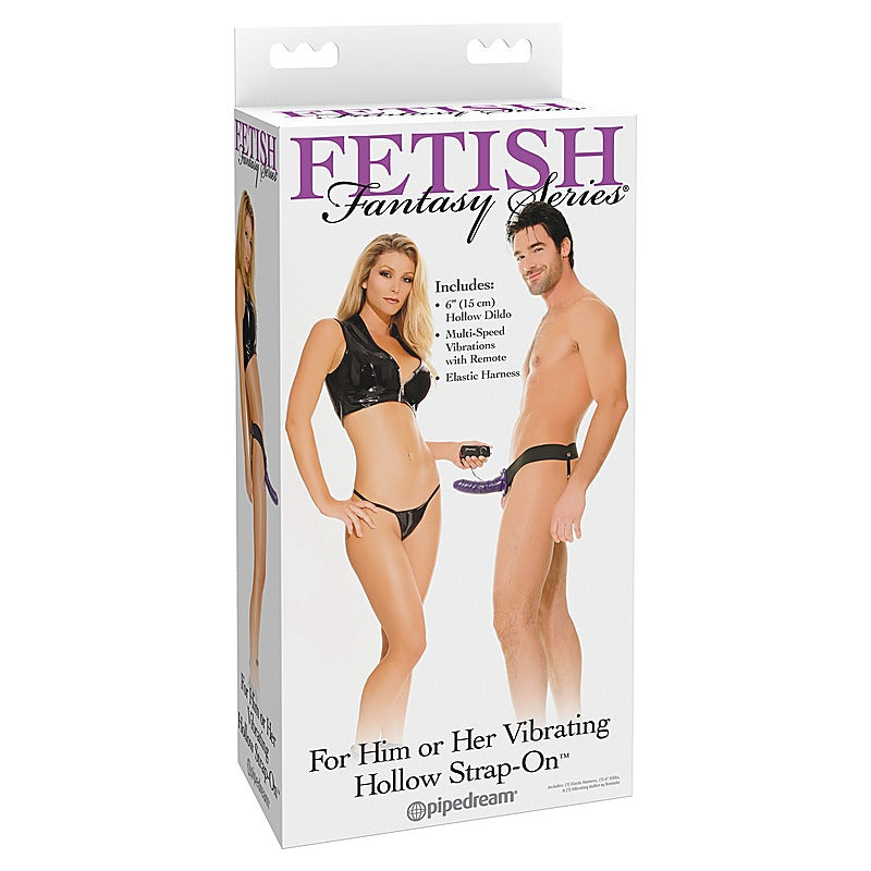 Fetish Fantasy Vibrating Hollow Strap-On - Strap On Sextoys