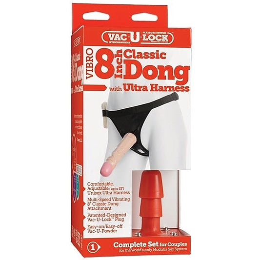 Vibrating Sex Harness with 8 Cock by Doc Johnson - Strap On Sextoys