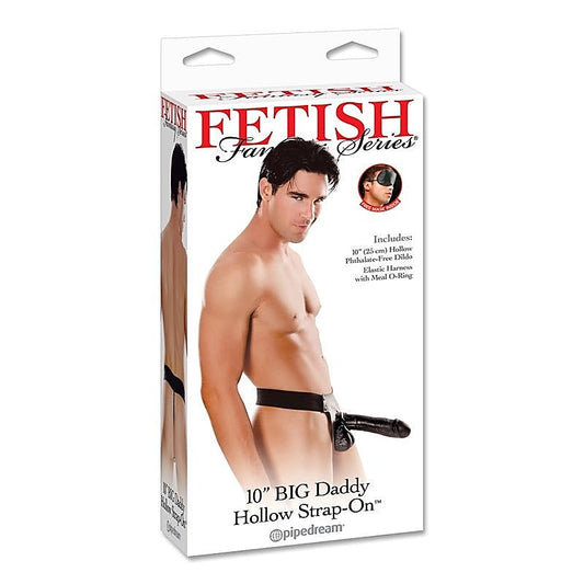 Fetish Fantasy Big Daddy Hollow Strap On 10 inch - Strap On Sextoys