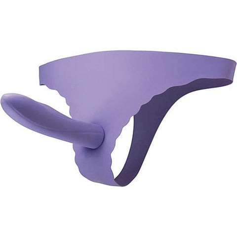 Gratify L/XL Lavender Adjustable Strap-On by Vibe Therapy - Strap On Sextoys