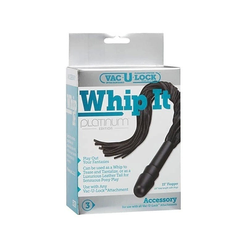 Premium Whip It Vac-U-Lock by Doc Johnson - Strap On Sextoys