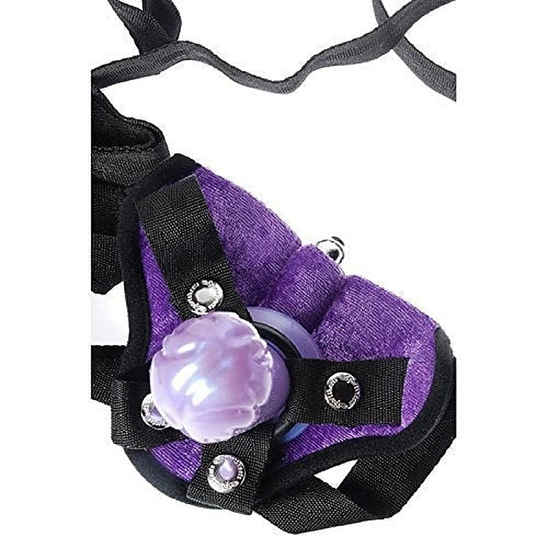 Tantus Harness Flame Kit Premium Silicone Dildo and Velvet Harness - Strap On Sextoys