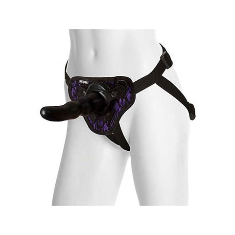 Black Rose Harness Your Desire Strap-On Set by Doc Johnson - Strap On Sextoys