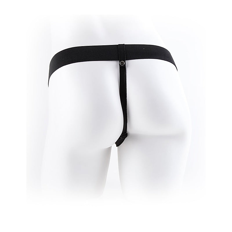 Fetish Fantasy 7 Inch Vibrating Hollow Strap-On with Ball - Strap On Sextoys