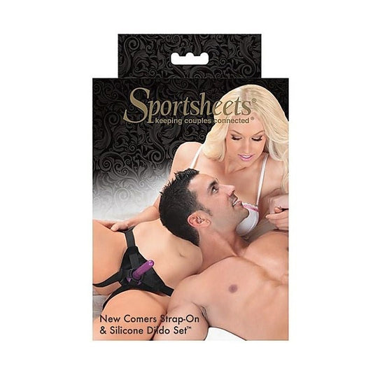 New Comers Strap On and Dildo Set by Sportsheets - Strap On Sextoys