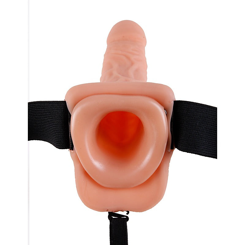 Fetish Fantasy 9 Inch Hollow Strap-On Dildo With Balls - Strap On Sextoys