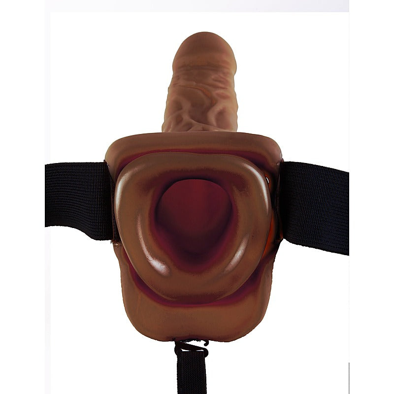 Fetish Fantasy 9 Inch Hollow Strap-On Dildo With Balls - Strap On Sextoys